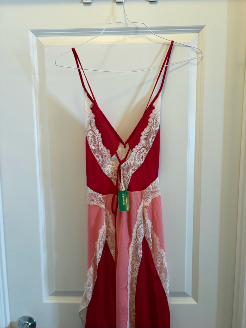 Free People Intimately Lace Accent Slip Maxi Dress Medium Brand New With Tags - Picture 15 of 16